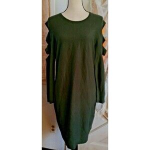 New Torrid Green Cut Out Sweater Dress Women Size 1X 14-16